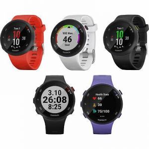 שעון חכם דגם Garmin Forerunner 45/45S GPS Heart Rate Monitor Running Smartwatch 